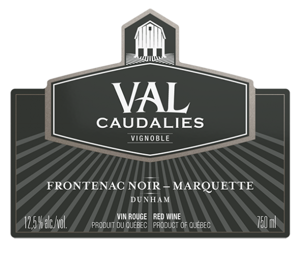 Vin Rouge Val Caudalies Étiquette