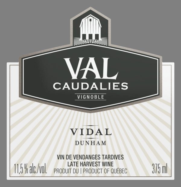 Vin de Vendanges Tardives Val Caudalies Étiquette
